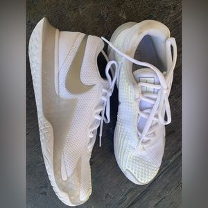 Nike Tennis Shoes, white, size 6